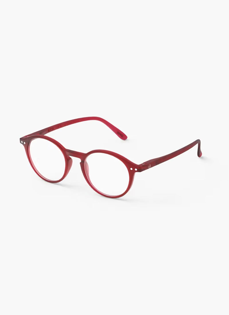 #D Cherry Red Reading Glasses by IZIPIZI