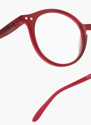 #D Cherry Red Reading Glasses by IZIPIZI