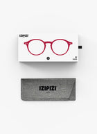 #D Cherry Red Reading Glasses by IZIPIZI