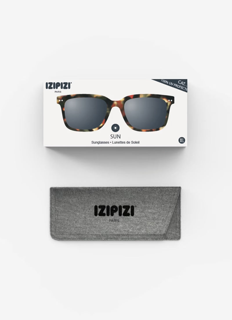 #L Sunglasses in tortoise by IZIPIZI