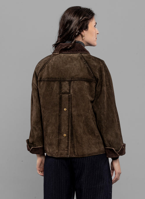Ultra Soft 2 In 1 Suede Jacket