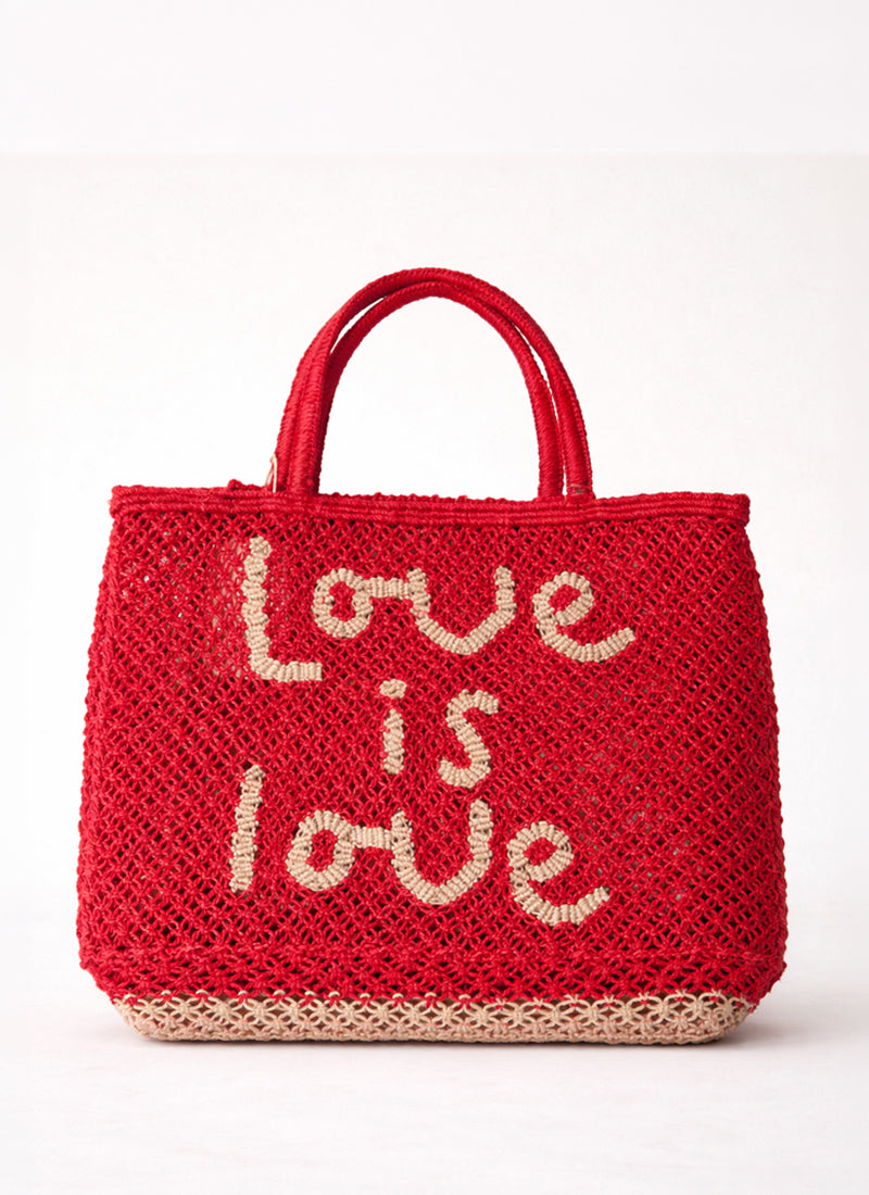 The Jacksons Love Is Love Jute Tote Bag