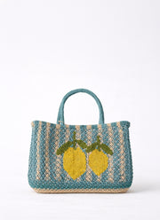 The Jacksons Tracy Stripe 2 Lemons Tote Bag