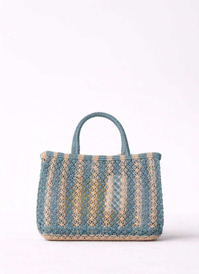 The Jacksons Tracy Stripe 2 Lemons Tote Bag