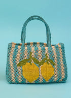 The Jacksons Tracy Stripe 2 Lemons Tote Bag