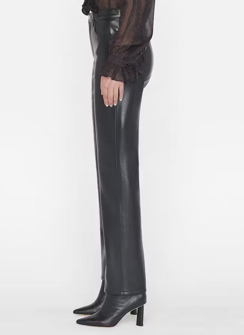 Frame Le Jane Recycled Leather Crop