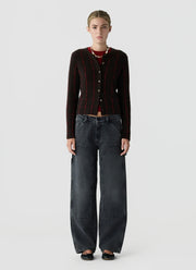 Jane Checker Cardigan