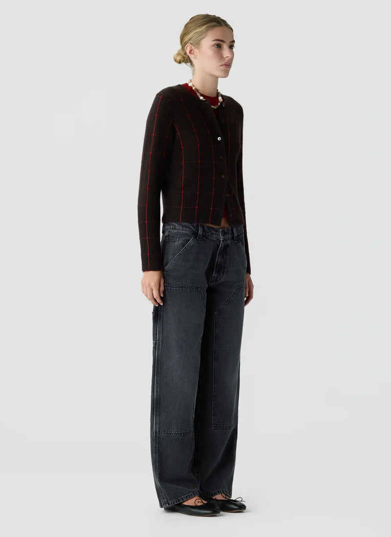 Jane Checker Cardigan
