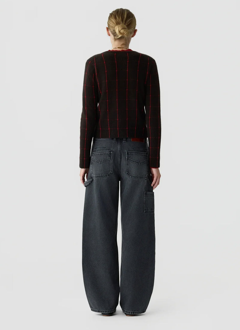 Jane Checker Cardigan
