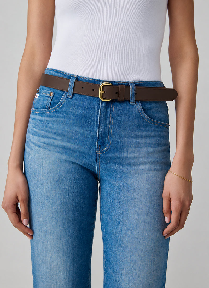 Jane Oval Polish Buckle Belt