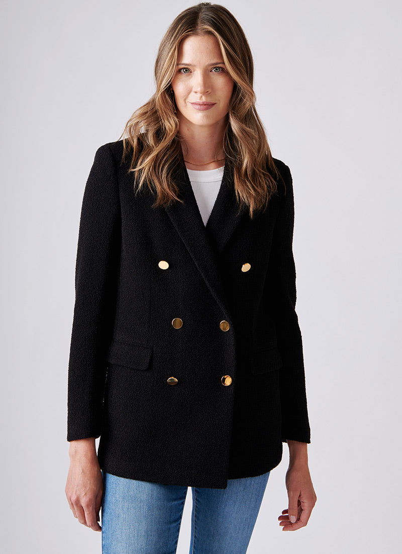 Tagliatore Jasmine Double-Breasted Bouclé Blazer