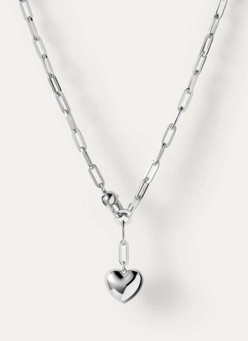 Jenny Bird Puffy Heart Necklace