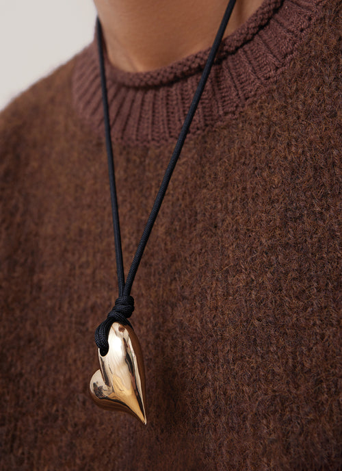 Art Heart On String Necklace by Jenny Bird at Andrews