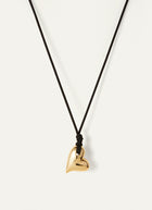 Art Heart On String Necklace by Jenny Bird at Andrews