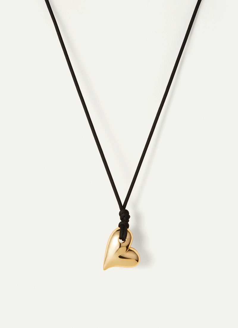 Art Heart On String Necklace by Jenny Bird at Andrews
