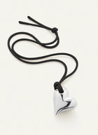 Jenny Bird Art Heart On String Necklace