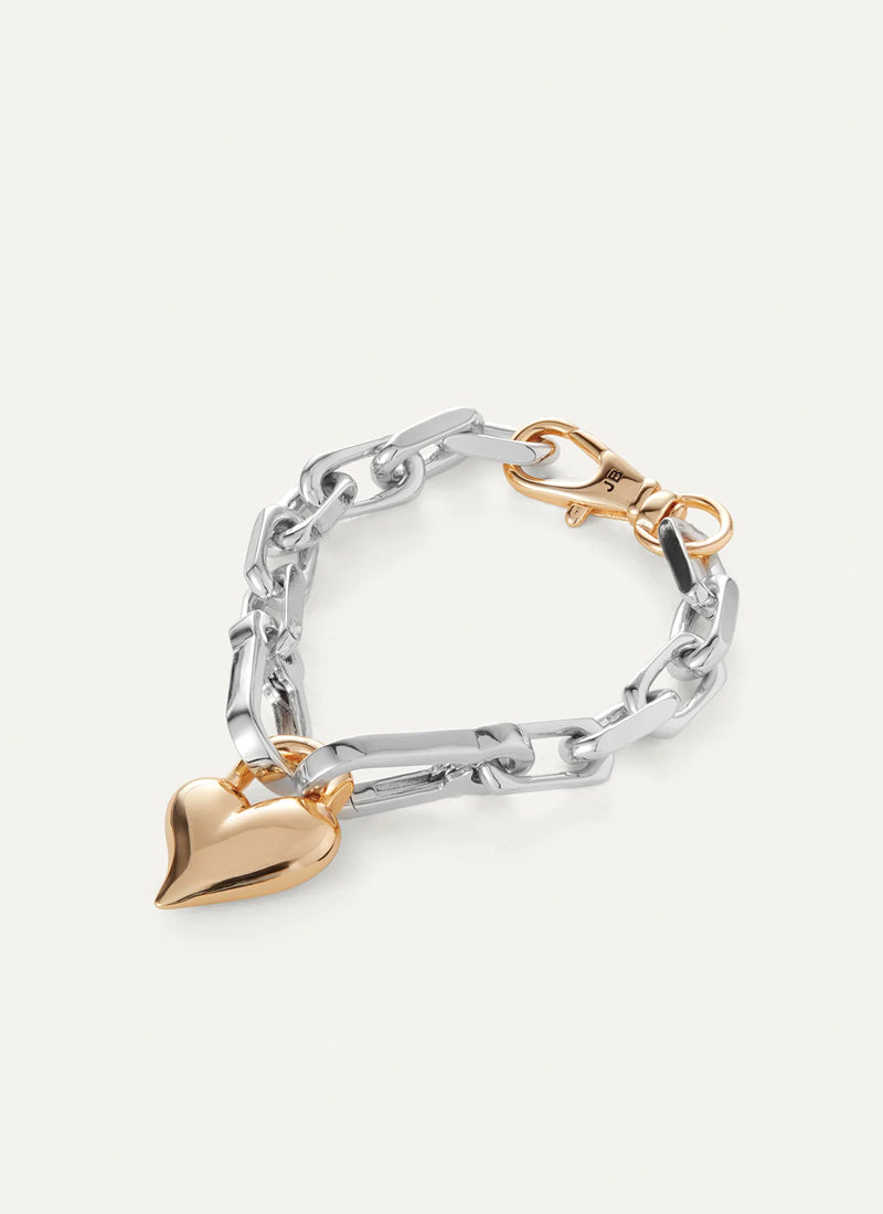 Padlock Heart Chain Bracelet by Jenny Bird at Andrews