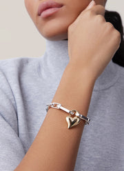 Padlock Heart Chain Bracelet by Jenny Bird at Andrews