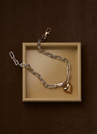 Padlock Heart Chain Bracelet by Jenny Bird at Andrews