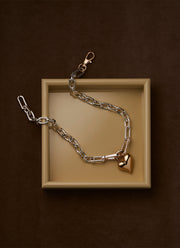 Padlock Heart Chain Bracelet by Jenny Bird at Andrews