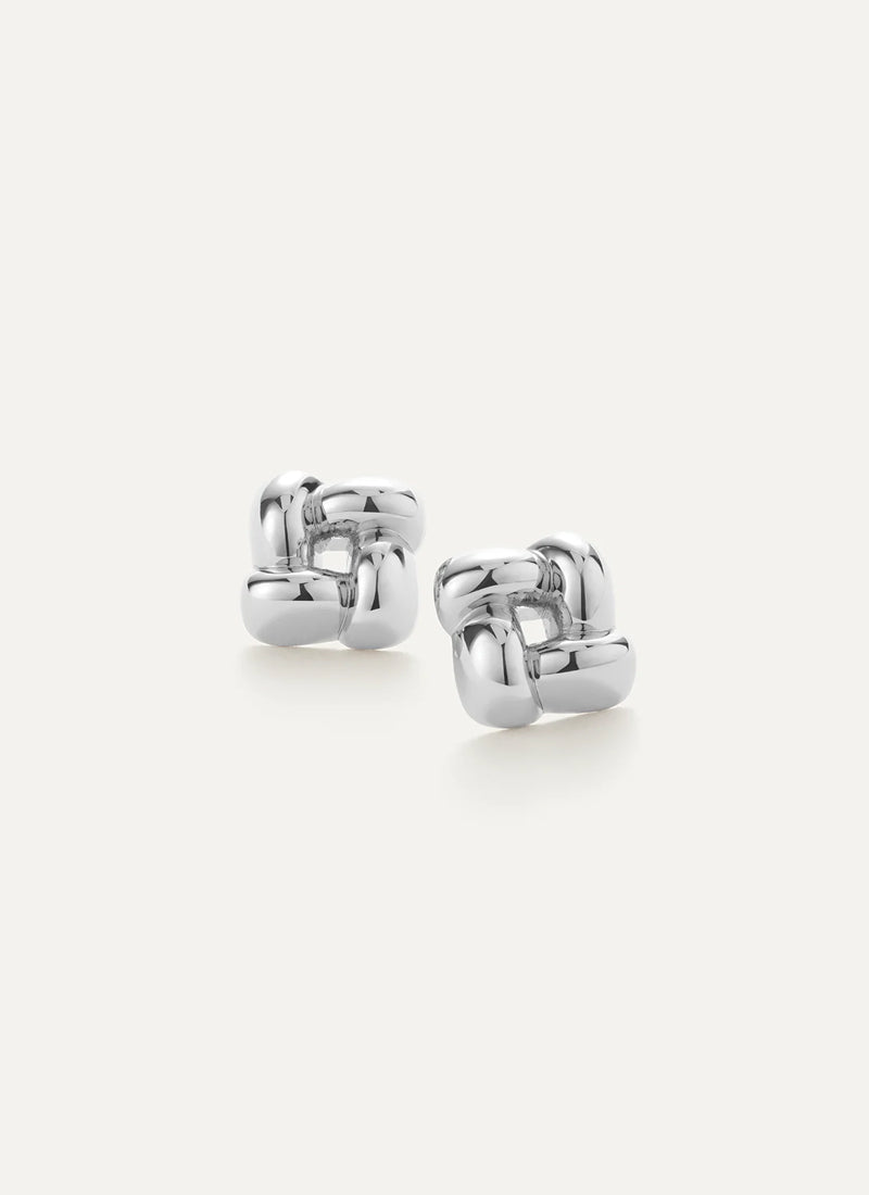 Jenny Bird Small Woven Square Earrings