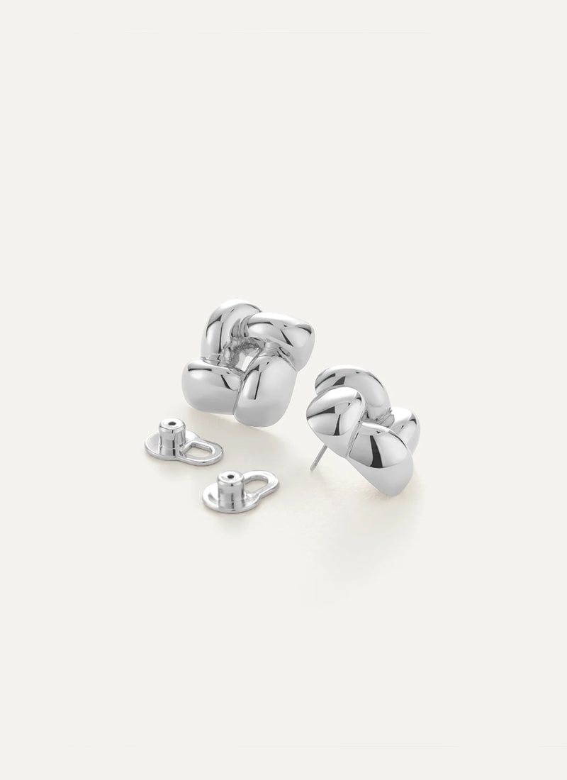 Jenny Bird Small Woven Square Earrings