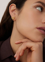 Jenny Bird Mini Woven Square Earrings