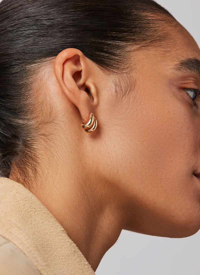 Jenny Bird Mini Florence Gold Earrings