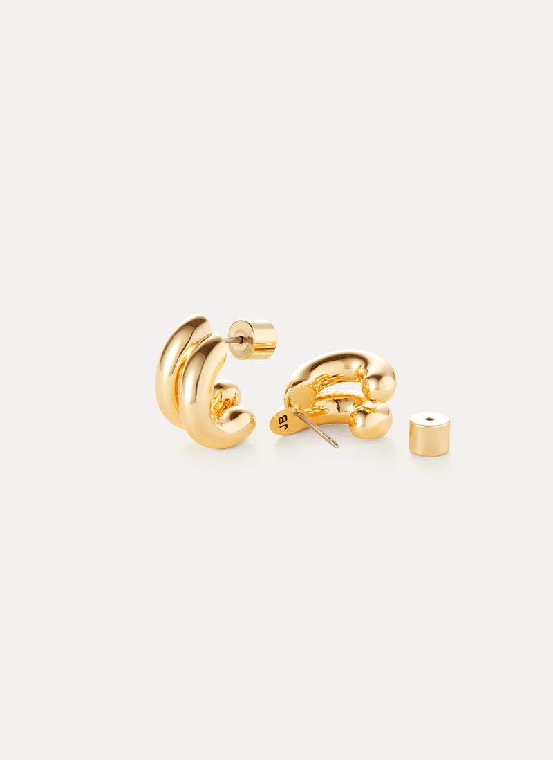 Jenny Bird Mini Florence Gold Earrings