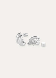 Jenny Bird Mini Florence Silver Earrings