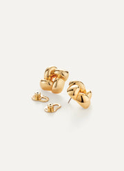 Jenny Bird Small Woven Square Earrings