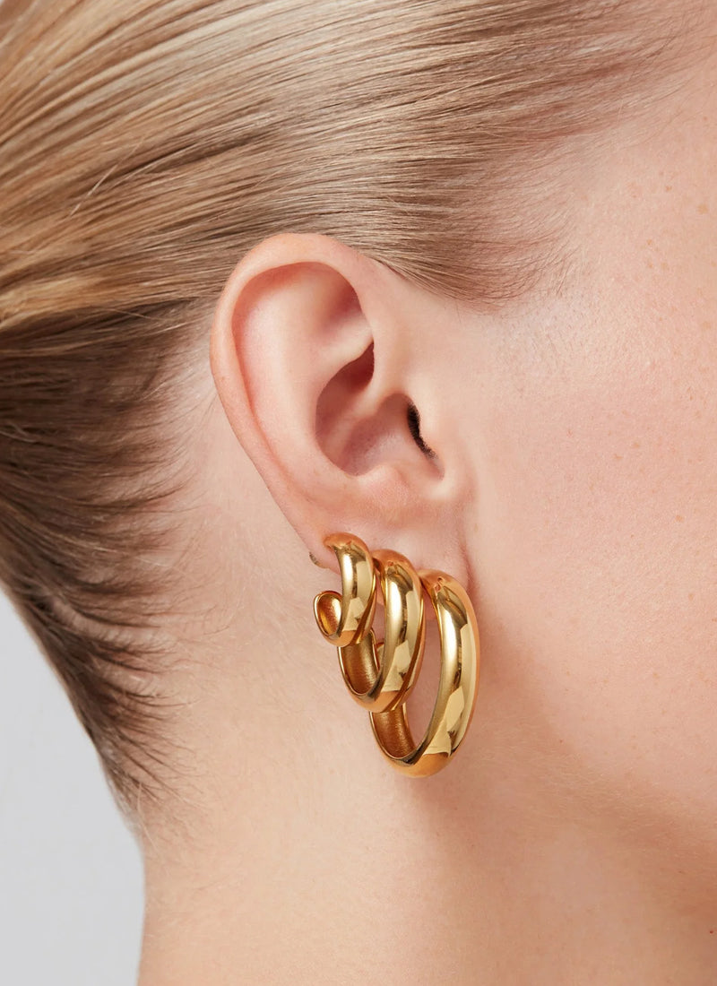Jenny Bird Staple Hoops Small