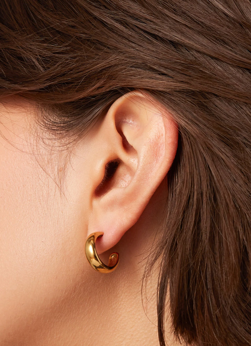 Jenny Bird Staple Hoops Small