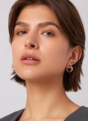 Jenny Bird Staple Hoops Small