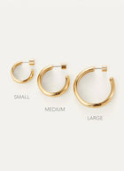 Jenny Bird Staple Hoops Small