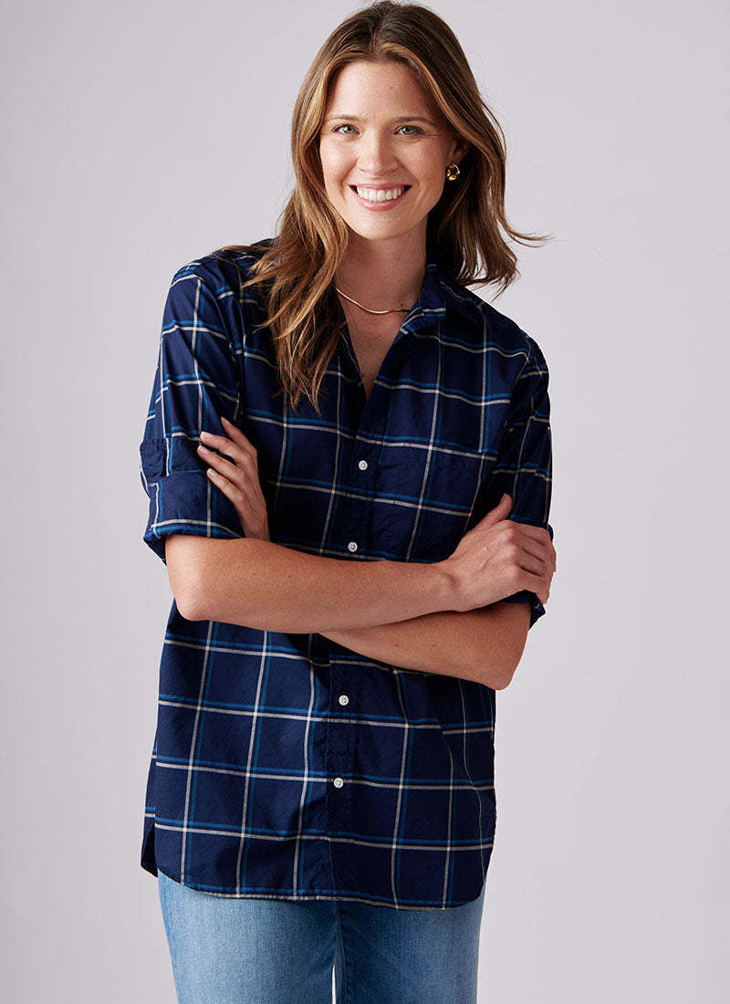 Frank & Eileen Joedy Vintage Check Boyfriend Shirt