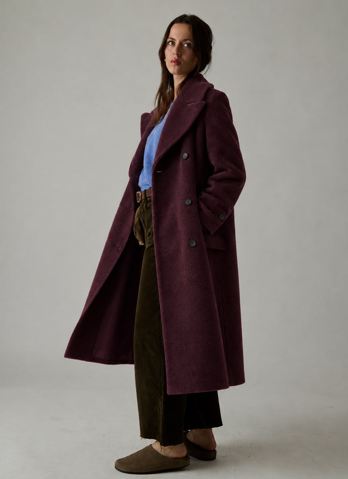 Jole Long Alpca Wrap Coat