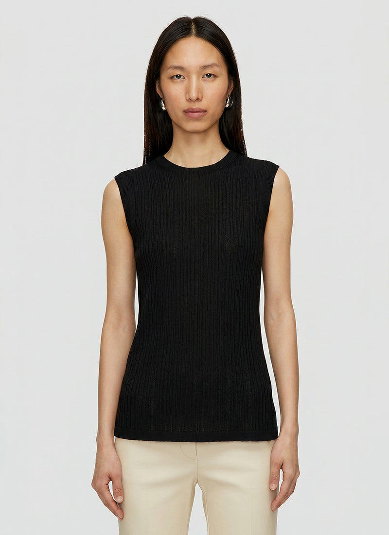 JOSEPH Calife Crinkle Rib Tank