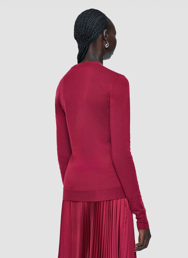 Round Neck Long Sleeve Cashair Sweater