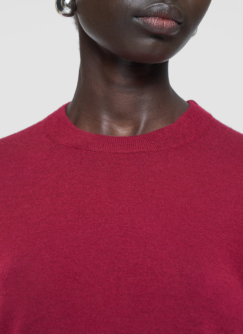 Round Neck Long Sleeve Cashair Sweater