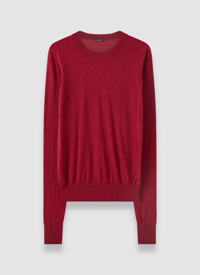 Round Neck Long Sleeve Cashair Sweater