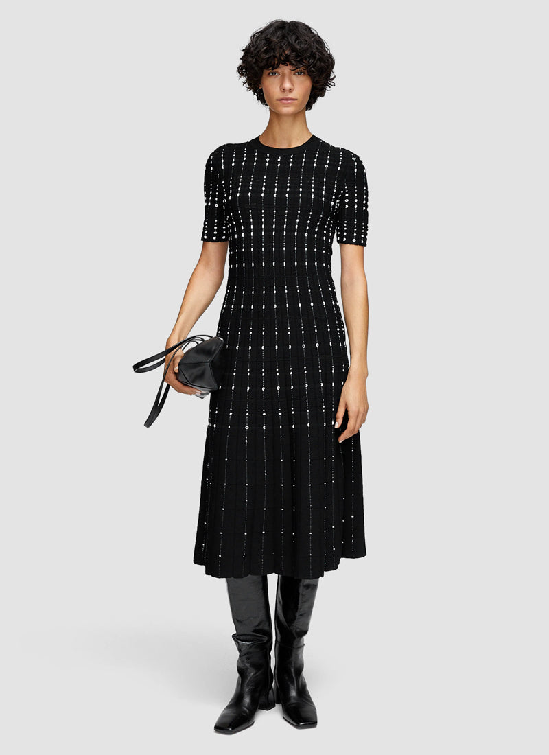 JOSEPH Fragmented Stripes Dress