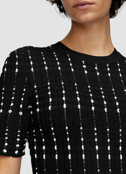 JOSEPH Fragmented Stripes Dress