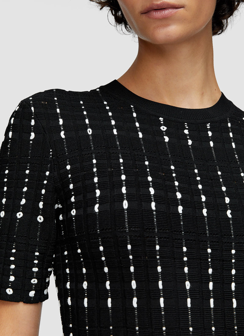 JOSEPH Fragmented Stripes Dress