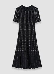 JOSEPH Fragmented Stripes Dress