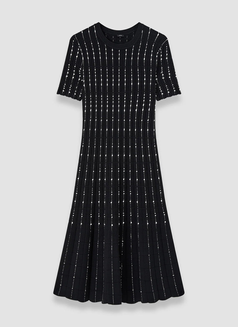 JOSEPH Fragmented Stripes Dress