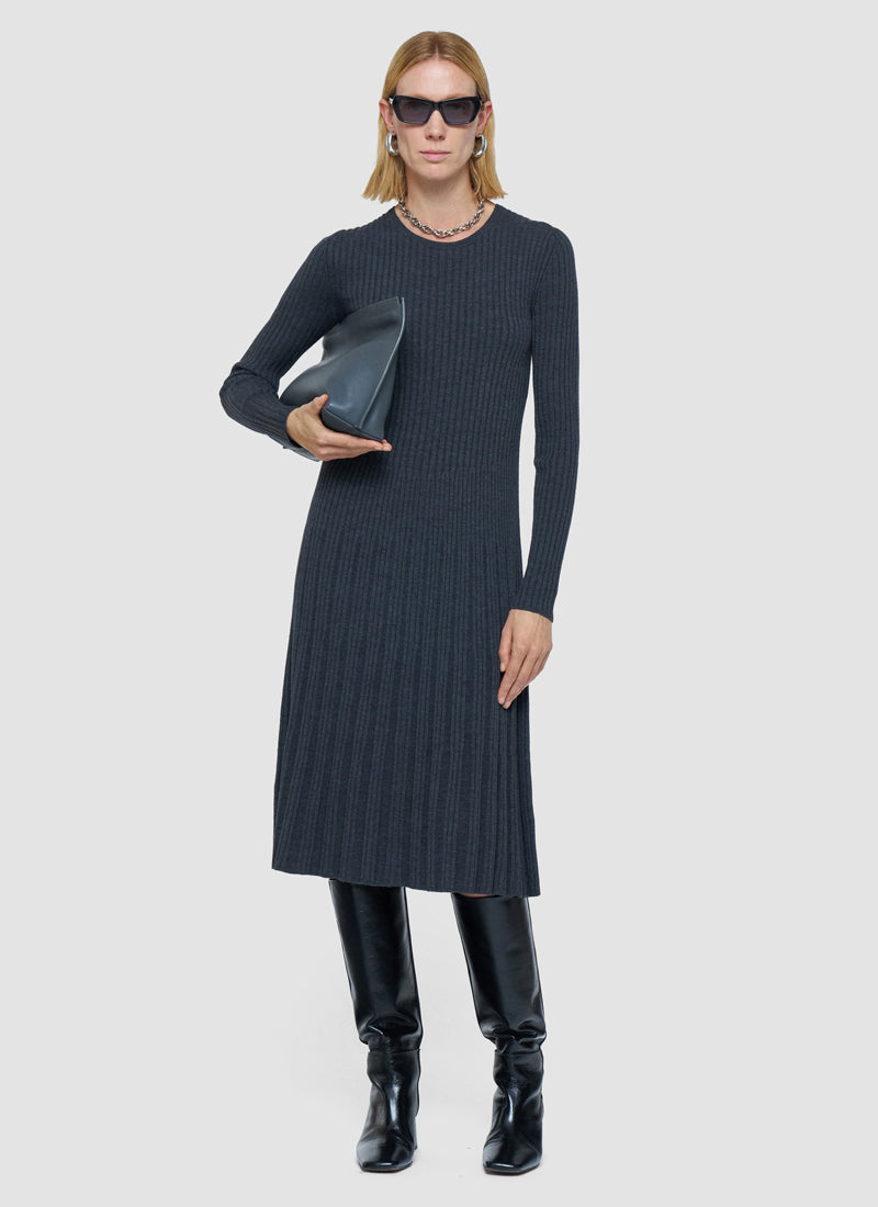 Merino Rib Dress by JOSEPH