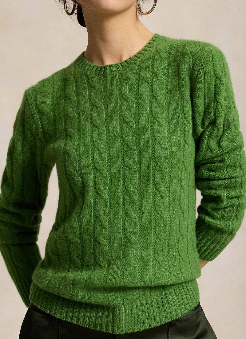 Julianna Cable Crewneck