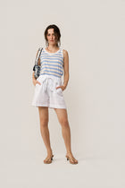 Tie Waist Linen Shorts by MAMOUCHKA PARIS at Andrews