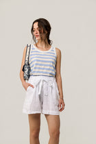 Tie Waist Linen Shorts by MAMOUCHKA PARIS at Andrews
